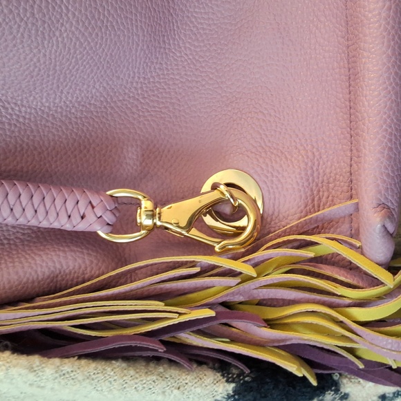 ETRO LEATHER BAG WITH SUEDE FRINGE COMES WITH COA FULL INCLUSION - Picture 6 of 16